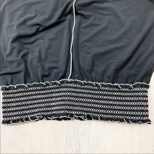 MJJP Pants - MJJP Black 2 Piece Pants Tank Top Lounge B1616 MJJP Pants - MJJP Black 2 Piece Pants Tank Top Lounge B1616